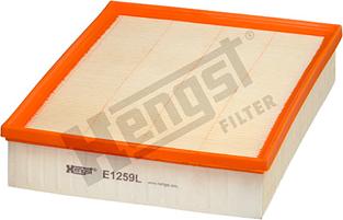 Hengst Filter E1259L - Повітряний фільтр autozip.com.ua