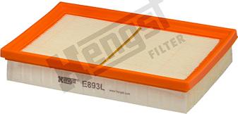 Hengst Filter E893L - Повітряний фільтр autozip.com.ua
