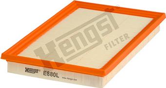 Hengst Filter E880L - Повітряний фільтр autozip.com.ua