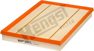 Hengst Filter E887L - Повітряний фільтр autozip.com.ua
