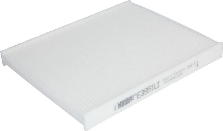 Hengst Filter E3951LI - Фільтр, повітря у внутрішній простір autozip.com.ua