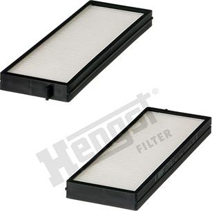 Hengst Filter E3916LI-2 - Фільтр, повітря у внутрішній простір autozip.com.ua