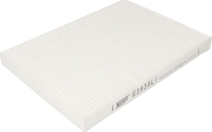 Hengst Filter E3938LI - Фільтр, повітря у внутрішній простір autozip.com.ua