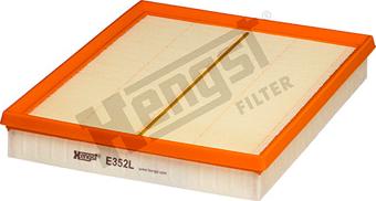 Hengst Filter E352L - Повітряний фільтр autozip.com.ua
