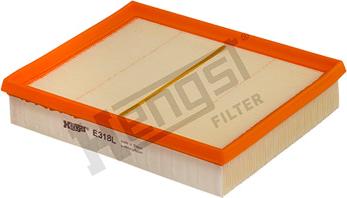 Hengst Filter E318L - Повітряний фільтр autozip.com.ua