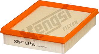 Hengst Filter E382L - Повітряний фільтр autozip.com.ua