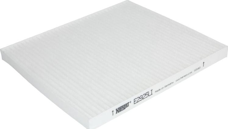 Hengst Filter E2925LI - Фільтр, повітря у внутрішній простір autozip.com.ua