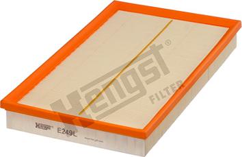 Hengst Filter E249L - Повітряний фільтр autozip.com.ua