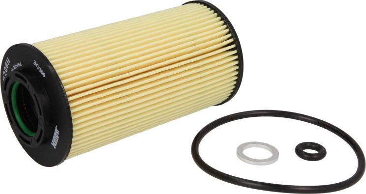 Hengst Filter E208H D224 - Масляний фільтр autozip.com.ua