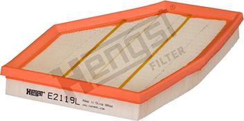 Hengst Filter E2119L - Повітряний фільтр autozip.com.ua
