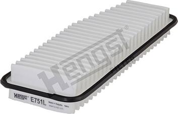 Hengst Filter E751L - Повітряний фільтр autozip.com.ua