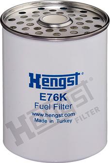 Hengst Filter E76K D42 - Паливний фільтр autozip.com.ua