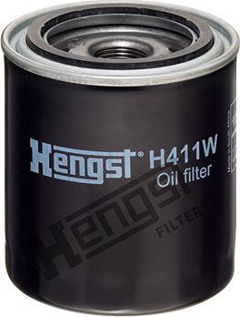 Hengst Filter H411W - Масляний фільтр autozip.com.ua