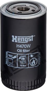 Hengst Filter H470W - Масляний фільтр autozip.com.ua