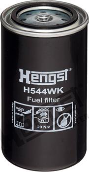 Hengst Filter H544WK D422 - Паливний фільтр autozip.com.ua
