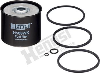 Hengst Filter H568WK D498 - Паливний фільтр autozip.com.ua