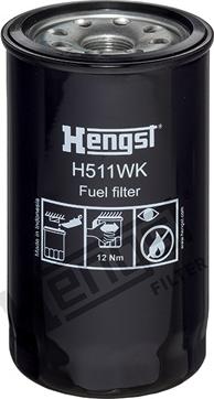 Hengst Filter H511WK - Паливний фільтр autozip.com.ua