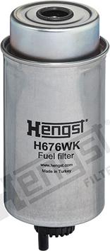 Hengst Filter H676WK - Паливний фільтр autozip.com.ua