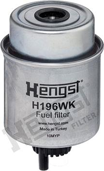 Hengst Filter H196WK - Паливний фільтр autozip.com.ua