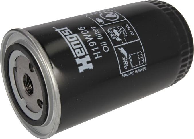Hengst Filter H19W06 - Масляний фільтр autozip.com.ua