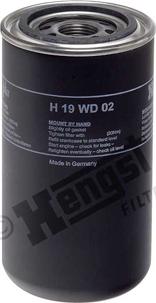 Hengst Filter H19WD02 - Масляний фільтр autozip.com.ua