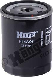 Hengst Filter H14W08 - Масляний фільтр autozip.com.ua