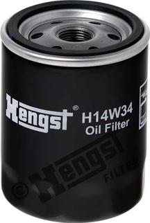 Hengst Filter H14W34 - Масляний фільтр autozip.com.ua