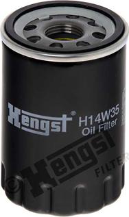 Hengst Filter H14W35 - Масляний фільтр autozip.com.ua