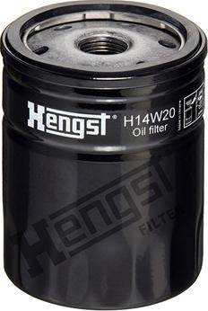 Hengst Filter H14W20 - Масляний фільтр autozip.com.ua