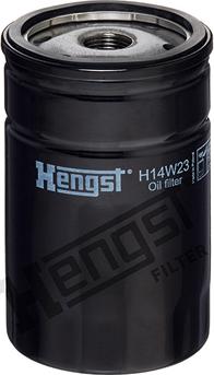 Hengst Filter H14W23 - Фільтр масляний Ford Fiesta-Focus-Mondeo 1.25-2.0 90- Volvo C30-S40-V50 1.6 01-05--Mazda 2 1.25 03- autozip.com.ua