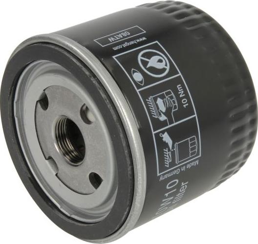 Hengst Filter H10W10 - Масляний фільтр autozip.com.ua
