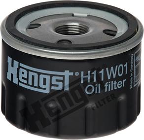 Hengst Filter H11W01 - Масляний фільтр autozip.com.ua