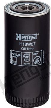 Hengst Filter H18W07 - Масляний фільтр autozip.com.ua