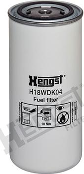 Hengst Filter H18WDK04 - Паливний фільтр autozip.com.ua