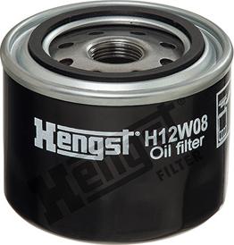 Hengst Filter H12W08 - Масляний фільтр autozip.com.ua