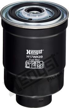 Hengst Filter H17WK09 - Паливний фільтр autozip.com.ua