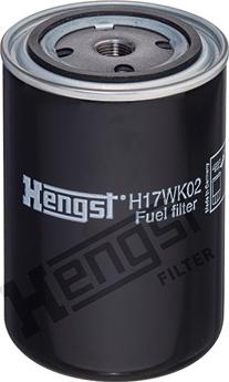 Hengst Filter H17WK02 - Паливний фільтр autozip.com.ua