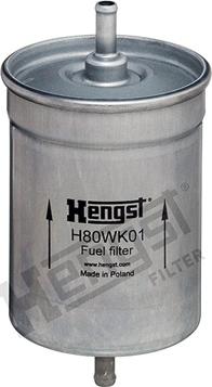 Hengst Filter H80WK01 - Паливний фільтр autozip.com.ua