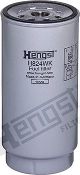 Hengst Filter H824WK D718 - Паливний фільтр autozip.com.ua