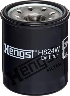 Hengst Filter H824W - Масляний фільтр autozip.com.ua