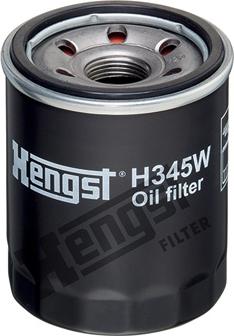 Hengst Filter H345W - Фильтр масляный SUBARU FORESTER. IMPREZA 1.6. 2.0 10-пр-во HENGST autozip.com.ua