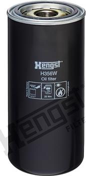 Hengst Filter H356W - Масляний фільтр autozip.com.ua