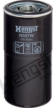 Hengst Filter H357W - Масляний фільтр autozip.com.ua