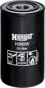 Hengst Filter H360W - Масляний фільтр autozip.com.ua