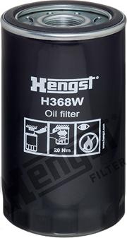 Hengst Filter H368W - Масляний фільтр autozip.com.ua