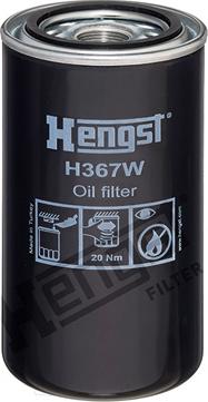 Hengst Filter H367W - Масляний фільтр autozip.com.ua