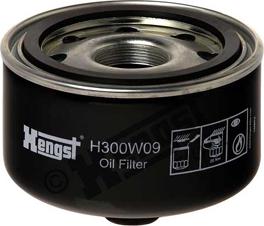 Hengst Filter H300W09 - H300W09 Hengst Фильтр масляный autozip.com.ua