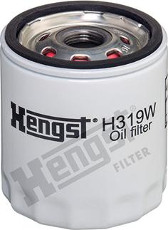 Hengst Filter H319W - Масляний фільтр autozip.com.ua