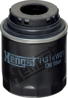Hengst Filter H314W01 - Масляний фільтр autozip.com.ua