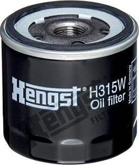 Hengst Filter H315W - Масляний фільтр autozip.com.ua